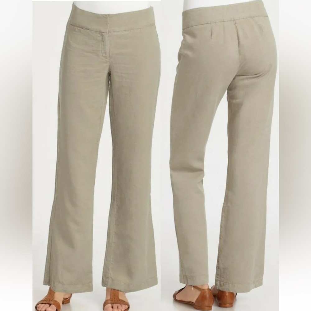 Eileen Fisher Tan Wide Leg Pants